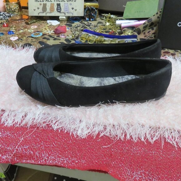 BOGO Black Suede Leather Ballet Flats by Hotcakes 8.5 - Picture 1 of 12